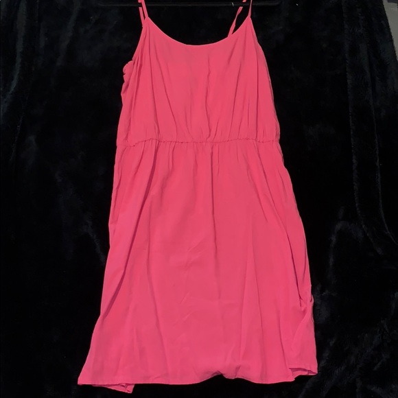 hot pink sundress